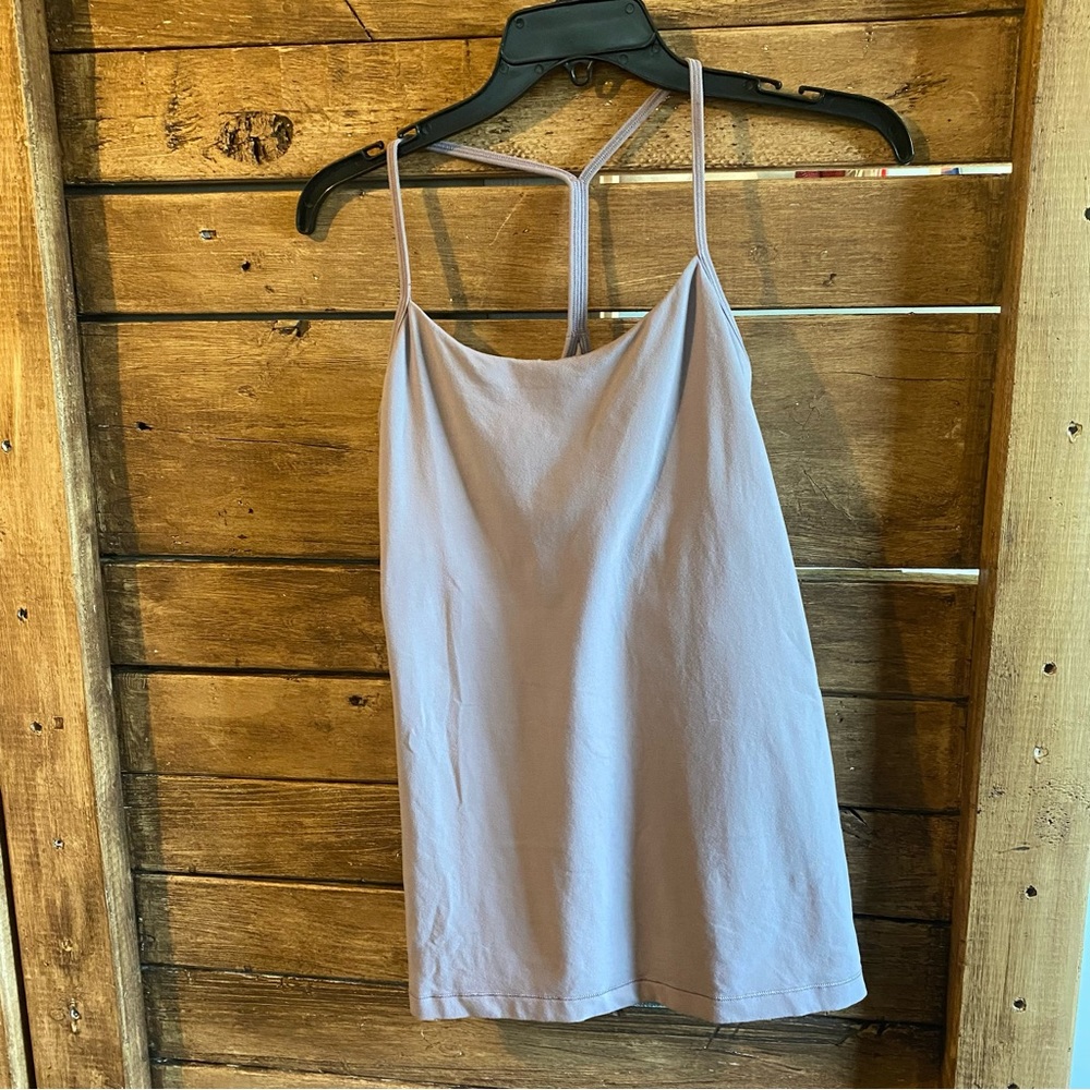 Lululemon Athletica Racerback exercise workout purple lavender tank top 8